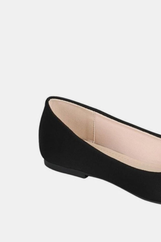 Forever Link Pointy Toe Slip On Flat Loafers - Fashionmj