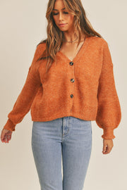 MABLE Long Sleeve Button Down Sweater Cardigan - Fashionmj