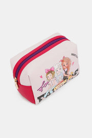 Nicole Lee USA Printed Extra Large Cosmetic Pouch - Fashionmj