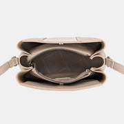 David Jones PU Leather Crossbody Bag - Fashionmj