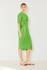 Marina West Swim Pleated Dolman Sleeve Dress - Fashionmj