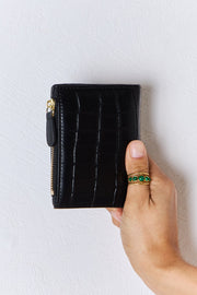 David Jones Texture PU Leather Mini Wallet - Fashionmj