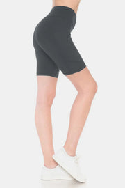 Leggings Depot Full Size High Waist Active Shorts - Fashionmj