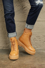 East Lion Corp Platform Combat Boots - Fashionmj