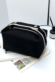 Zenana Waterproof Canvas Travel Cosmetic Bag - Fashionmj