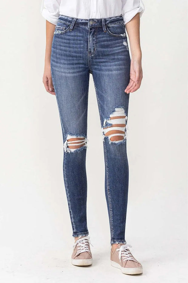 Lovervet Hayden Full Size High Rise Skinny - Fashionmj