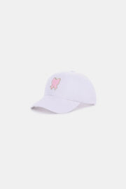 Zenana Ribbon Bow Chenille Patch Baseball Cap - Fashionmj