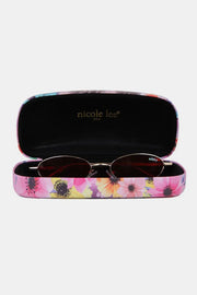 Nicole Lee USA Metal Frame Finley Oval Sunglasses - Fashionmj