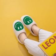 Melody Smiley Face Slippers - Fashionmj