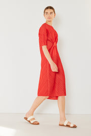 Marina West Swim Pleated Dolman Sleeve Dress - Fashionmj