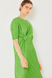 Marina West Swim Pleated Dolman Sleeve Dress - Fashionmj