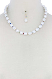 Pearl Bead Necklace - Fashionmj