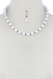 Pearl Bead Necklace - Fashionmj