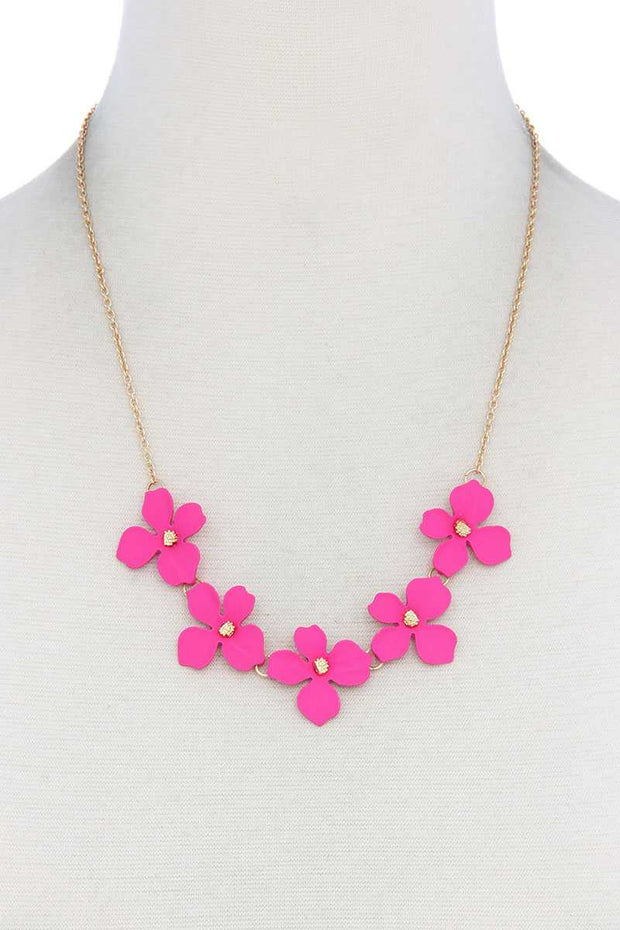 Flower Necklace - Fashionmj