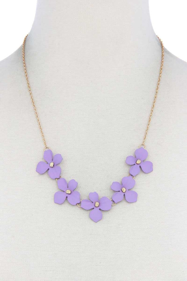 Flower Necklace - Fashionmj