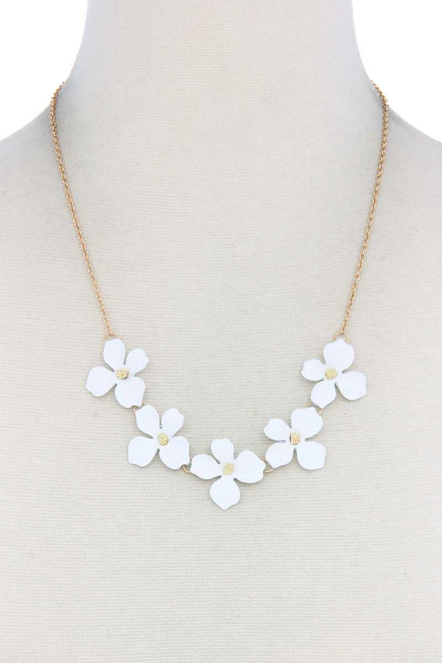 Flower Necklace - Fashionmj