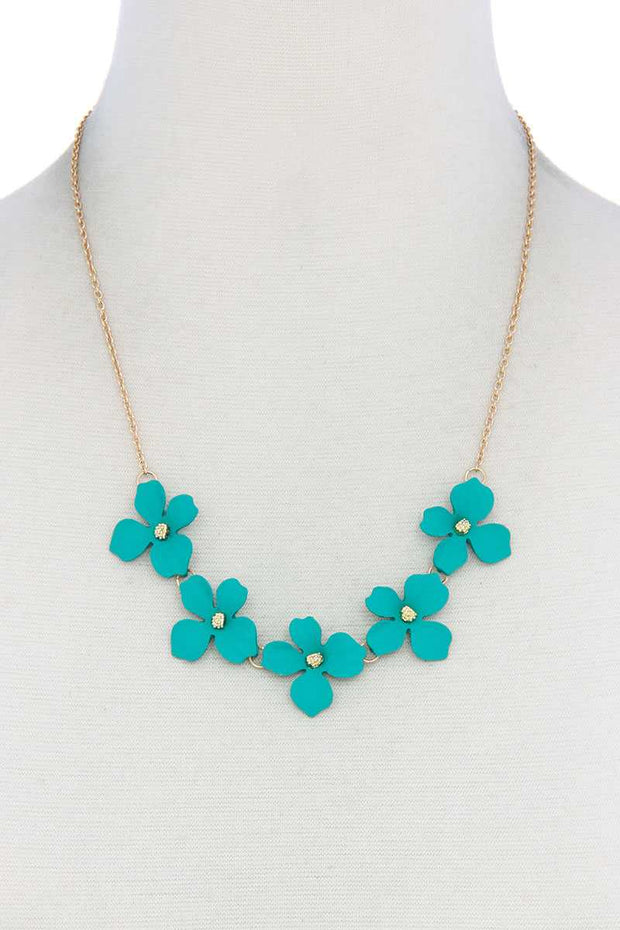 Flower Necklace - Fashionmj