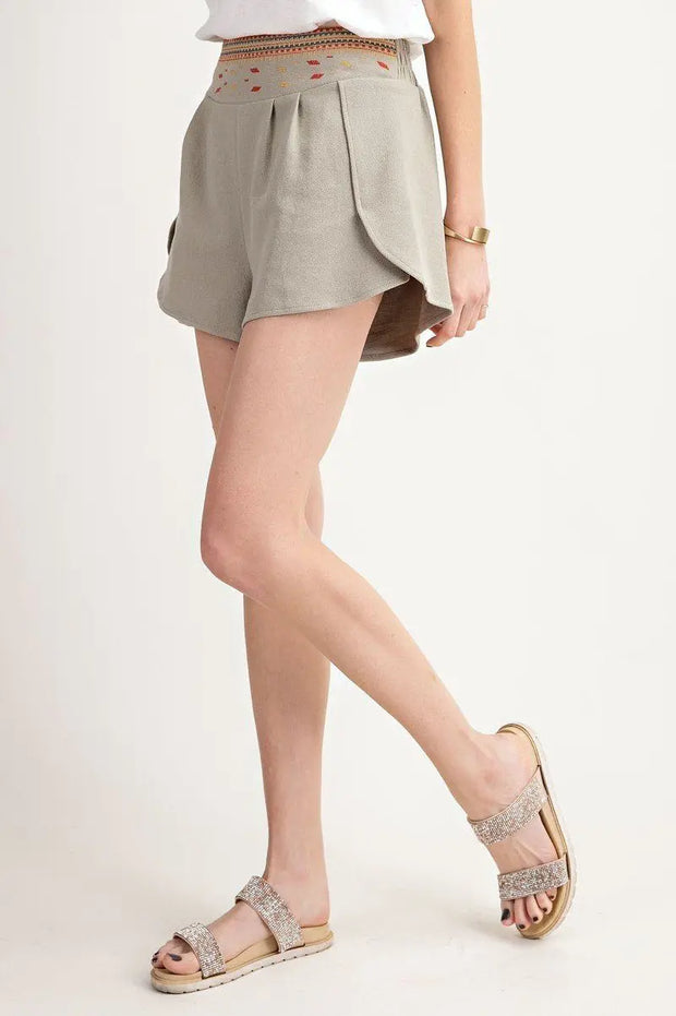 High Rise Waist Shorts - Fashionmj