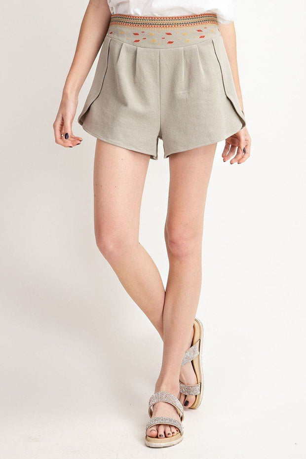 High Rise Waist Shorts - Fashionmj