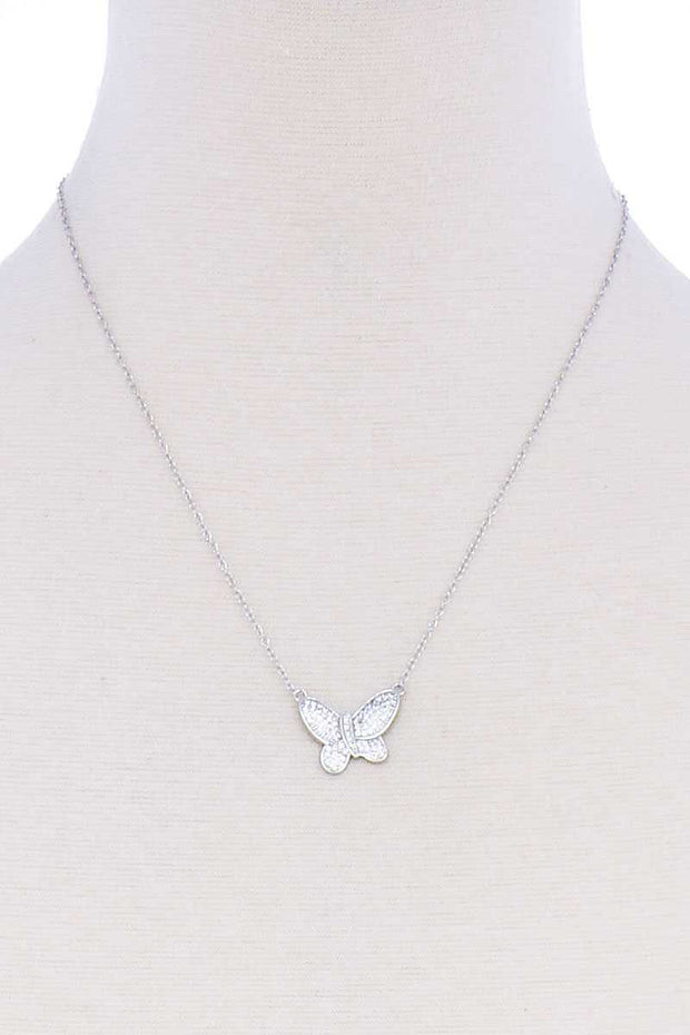 Cute Butterfly Chic Necklace - Fashionmj