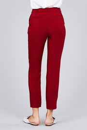 Seam Side Pocket Classic Long Pants - Fashionmj