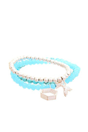 Multi Beaded Fashion Bracelet - Fashionmj