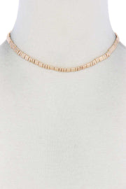 Metal Block Necklace - Fashionmj