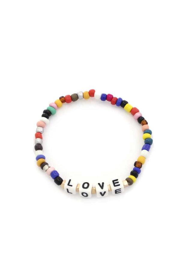 Mama Quote Beaded Stretch Bracelet - Fashionmj