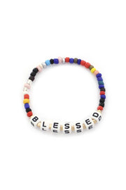 Mama Quote Beaded Stretch Bracelet - Fashionmj