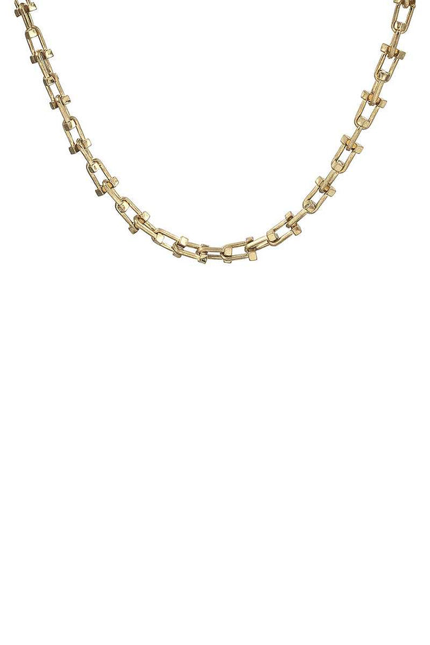 Stylish Chain Link Necklace - Fashionmj