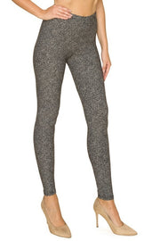 Multi Print, Full Length, High Waisted Leggings In A Fitted Style With An Elastic Waistband - Fashionmj