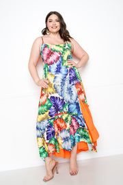 Splice Tropical Dress - Fashionmj