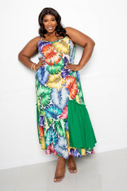 Splice Tropical Dress - Fashionmj