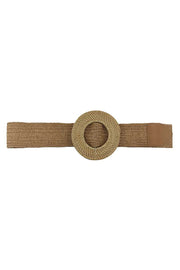 Modern Straw Round Belt - Fashionmj