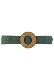 Modern Straw Round Belt - Fashionmj