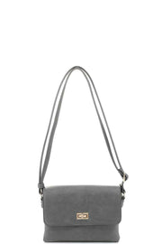 Smooth Colored Crossbody Bag - Fashionmj