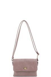 Smooth Colored Crossbody Bag - Fashionmj