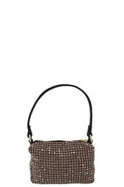 Fashion Chic Rhinestone Handle Clutch Bag - Fashionmj