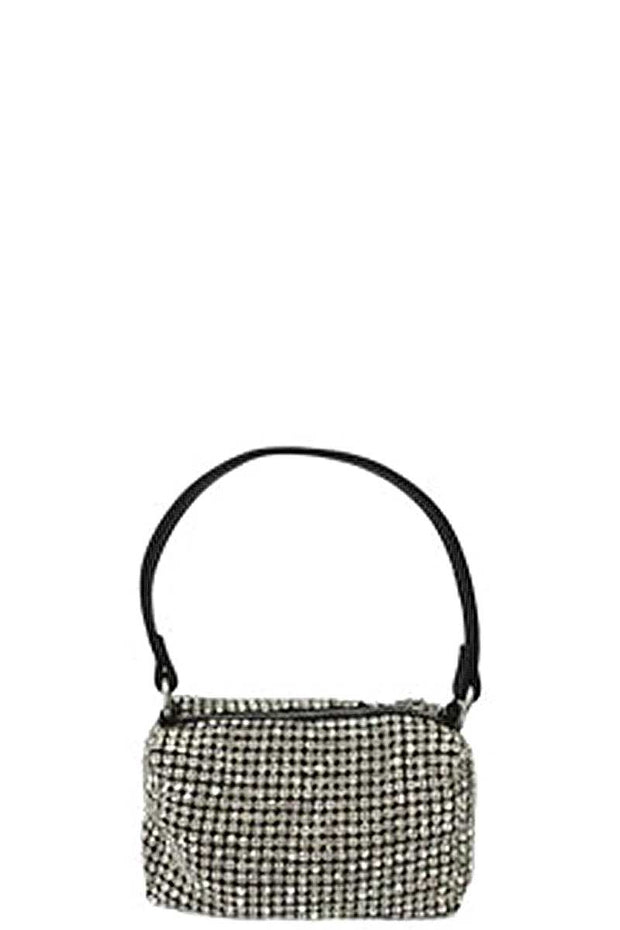 Fashion Chic Rhinestone Handle Clutch Bag - Fashionmj