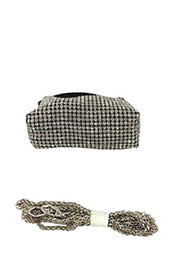 Fashion Chic Rhinestone Handle Clutch Bag - Fashionmj