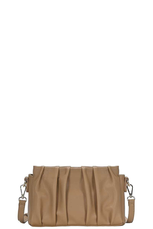 Stylish Smooth Wrinkled Crossbody Bag - Fashionmj