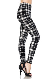 Multi Printed, High Waisted, Leggings With An Elasticized Waist Band. - Fashionmj