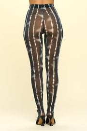 Sheer High Rise Leggings - Fashionmj