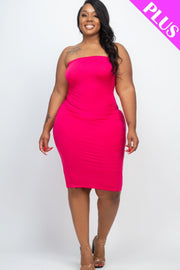 Plus Tube Bodycon Dress - Fashionmj