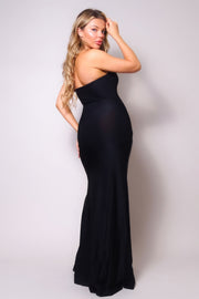 Strapless Sweetheart Maxi Dress - Fashionmj