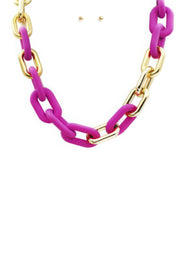 Oval Link Necklace - Fashionmj