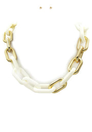 Oval Link Necklace - Fashionmj