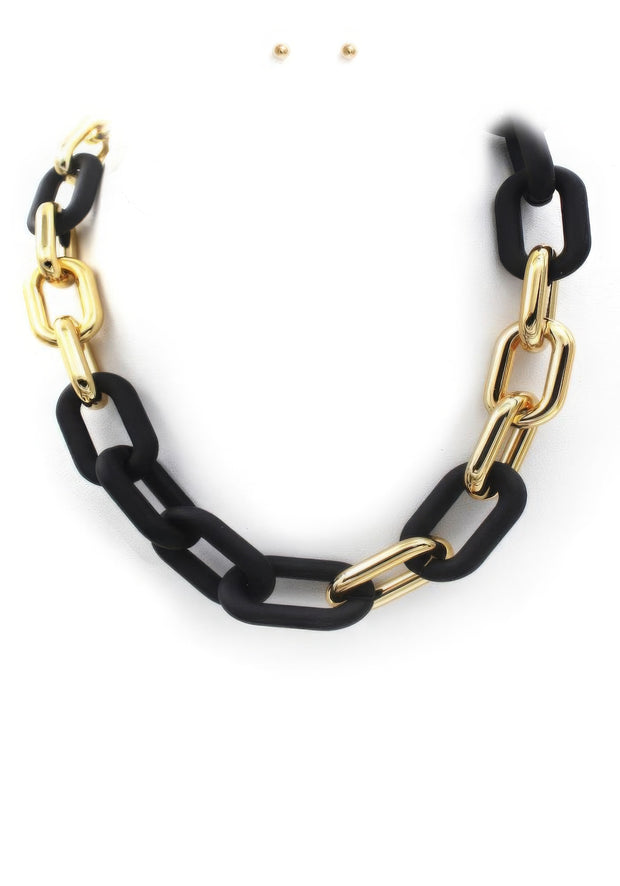 Oval Link Necklace - Fashionmj