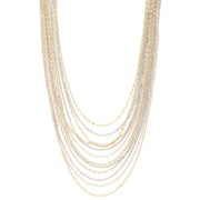 Chain Layered Necklace - Fashionmj