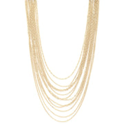 Chain Layered Necklace - Fashionmj